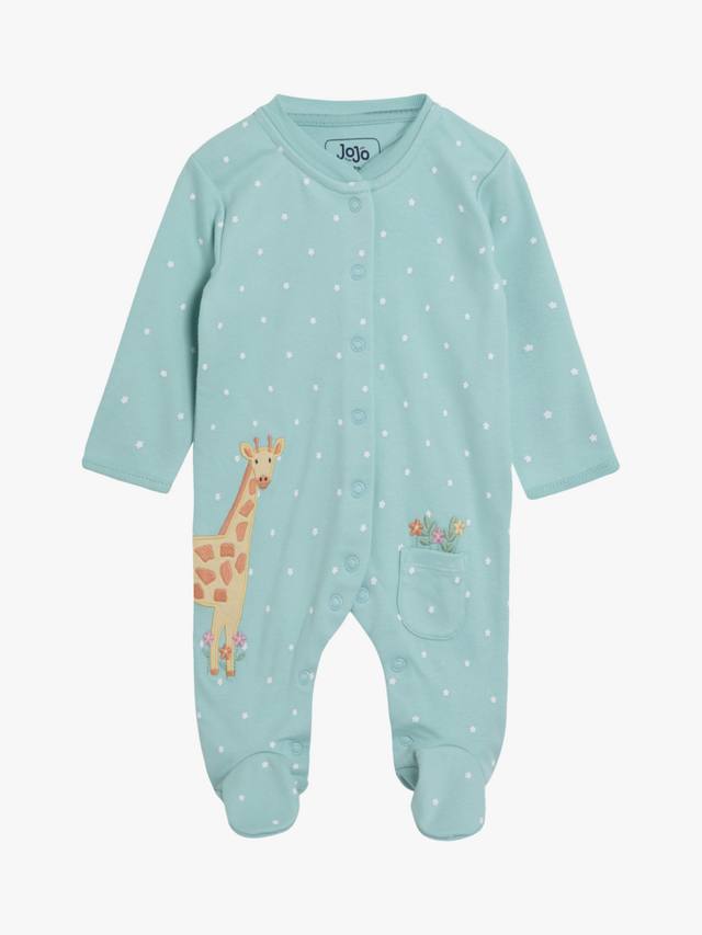 Детский комбинезон с ножками и жирафом-поппером JoJo Maman Bébé, Duck Egg
Детский комбинезон с ножками и жирафом-поппером JoJo Maman Bébé, Duck Egg