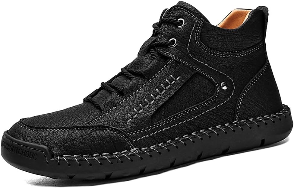 Мужские премиальные высокие кроссовки VAXAV с ручной прошивкой из ПУ для повседневной ходьбы и вождения, черный
Мужские премиальные высокие кроссовки VAXAV с ручной прошивкой из ПУ для повседневной ходьбы и вождения, черный