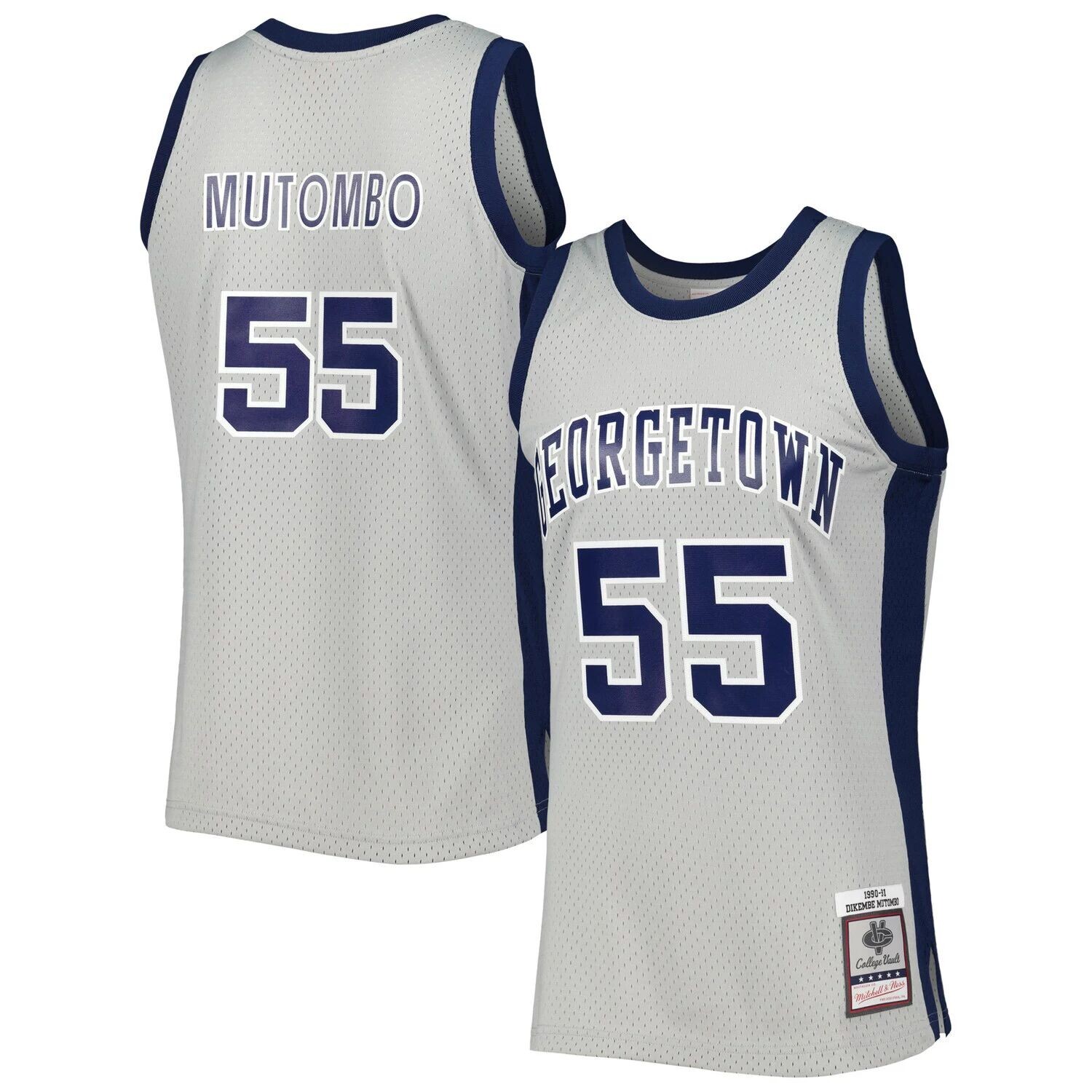 Мужская майка Mitchell & Ness Dikembe Mutombo Grey Georgetown Hoyas Swingman, Серый, Мужская майка Mitchell & Ness Dikembe Mutombo Grey Georgetown Hoyas Swingman
Мужская майка Mitchell & Ness Dikembe Mutombo Grey Georgetown Hoyas Swingman, Серый, Мужская майка Mitchell & Ness Dikembe Mutombo Grey Georgetown Hoyas Swingman