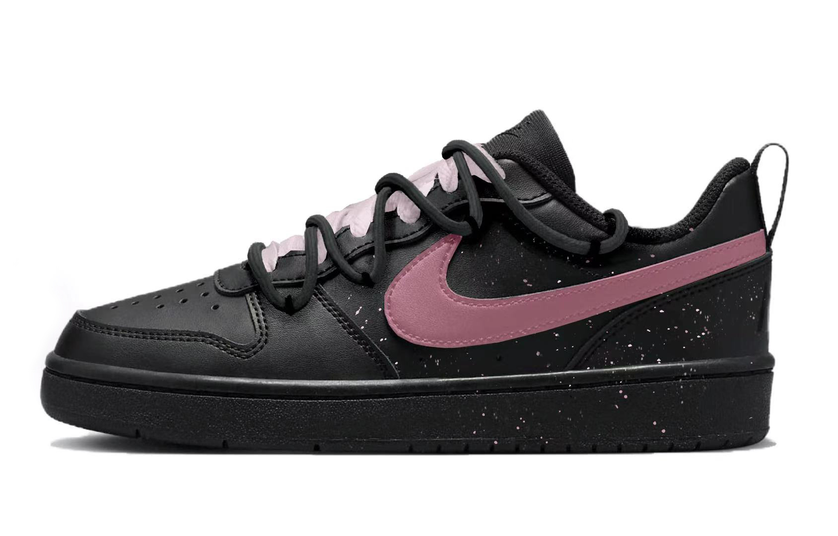 Nike Court Borough Pink Ink Starry Sky нескользящие лоу-топ скейтборд кроссовки Black Pink детские
Nike Court Borough Pink Ink Starry Sky нескользящие лоу-топ скейтборд кроссовки Black Pink детские