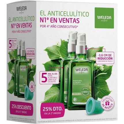 WELEDA Березовое антицеллюлитное масло для тела 100 мл — упаковка из 2 шт.
WELEDA Березовое антицеллюлитное масло для тела 100 мл — упаковка из 2 шт.