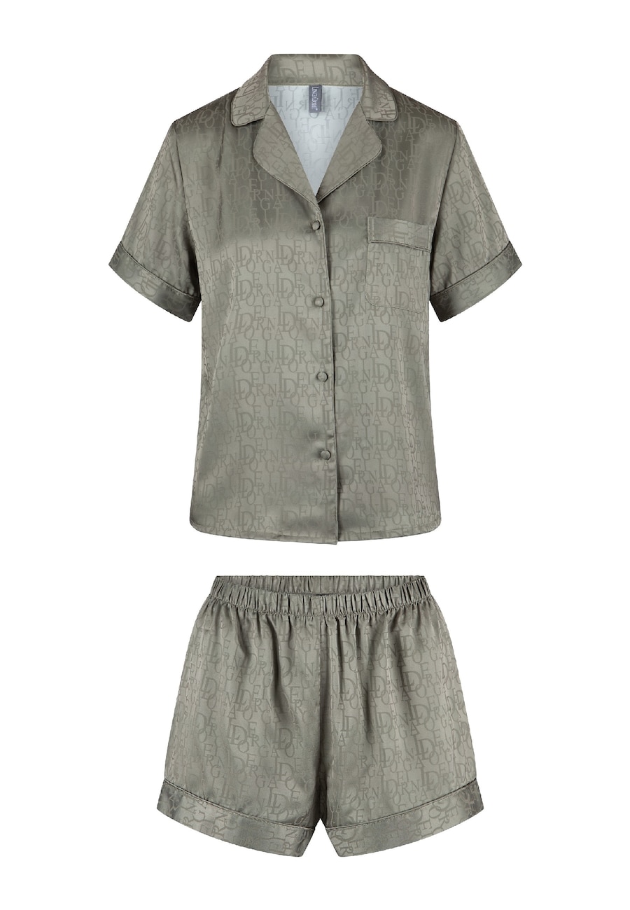 Короткий пижамный комплект LingaDore, оливковый
Короткий пижамный комплект LingaDore, оливковый