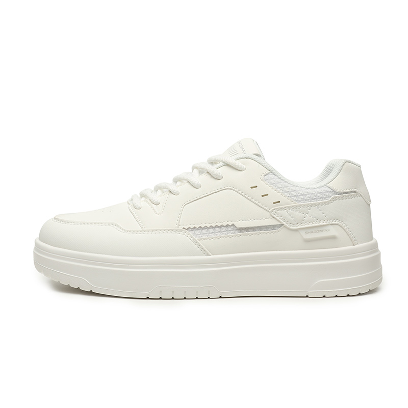 SHADOWFAX Скользоустойчивые амортизирующие низкие скейтерские кроссовки унисекс белые, цвет White
SHADOWFAX Скользоустойчивые амортизирующие низкие скейтерские кроссовки унисекс белые, цвет White