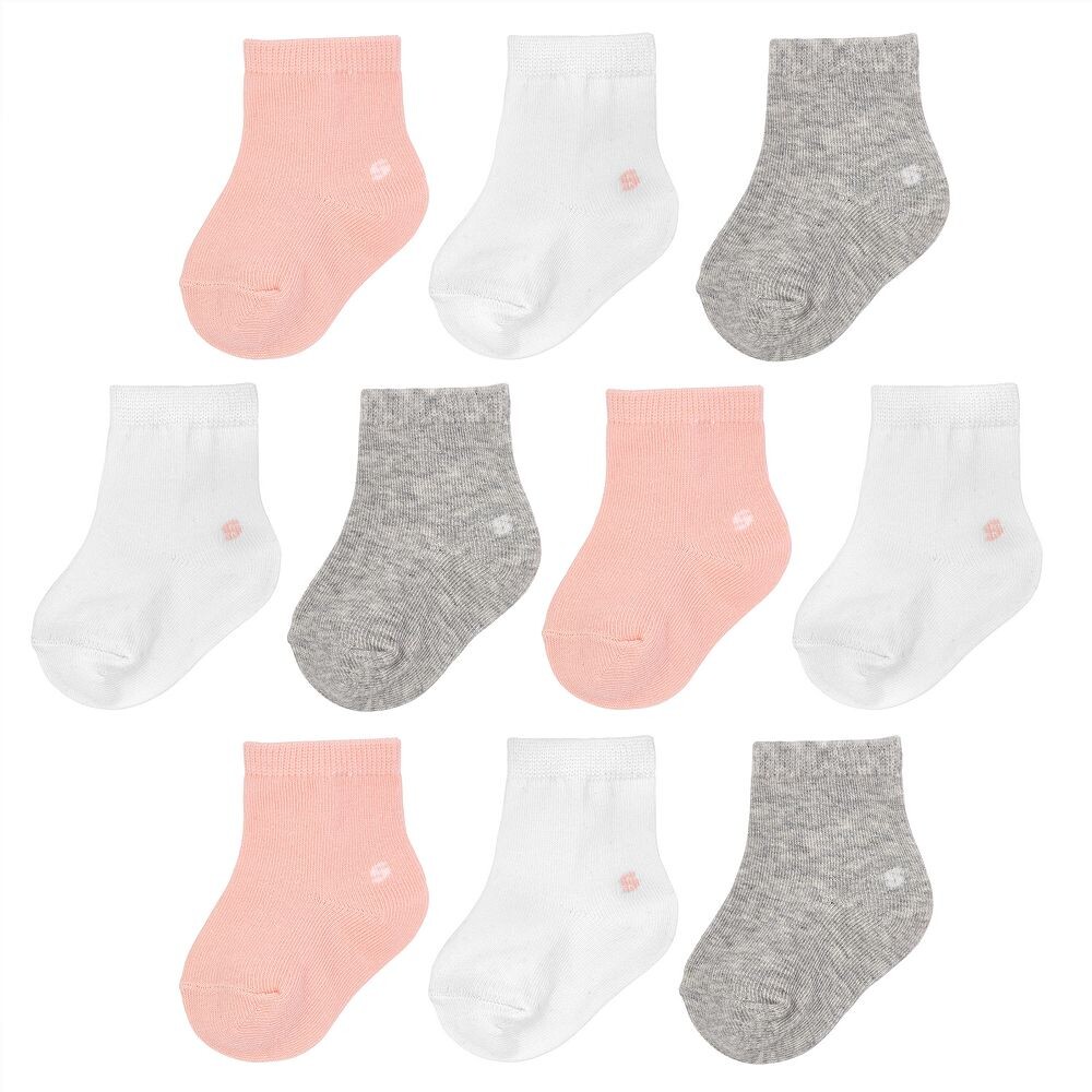 Однотонные носки Crew для маленьких девочек Jumping Beans, 10 шт., розовый
Однотонные носки Crew для маленьких девочек Jumping Beans, 10 шт., розовый