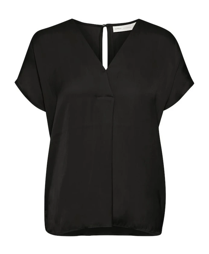 Топ с V образным вырезом и короткими рукавами Inwear, черный
Топ с V образным вырезом и короткими рукавами Inwear, черный