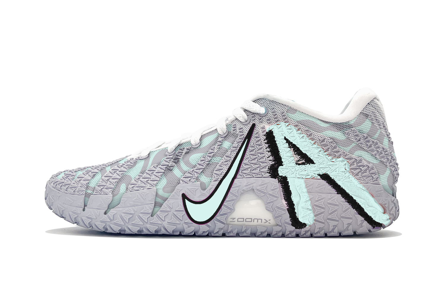 Nike Кроссовки баскетбольные Ja Morant 3 Low top Unisex серый белый
Nike Кроссовки баскетбольные Ja Morant 3 Low top Unisex серый белый