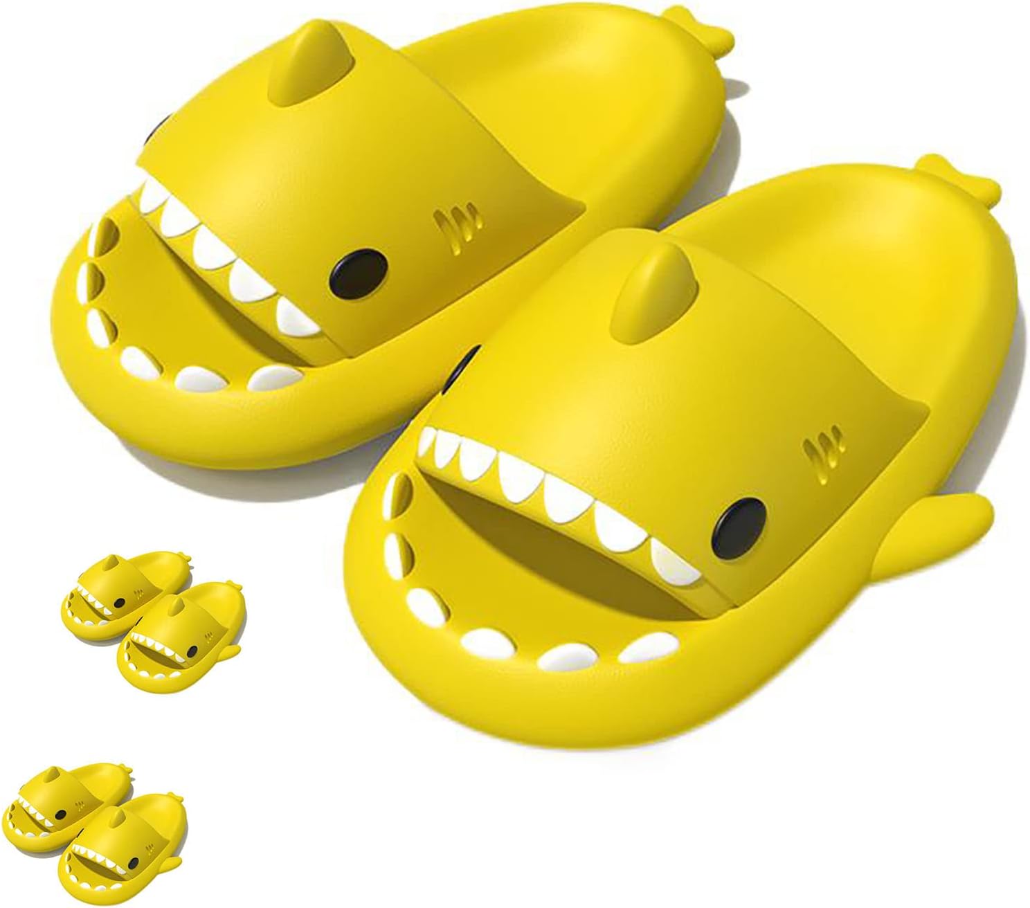 Шлепанцы с акулами для женщин и мужчин, оригинальные шлепанцы Shark Slides, пляжные и для ванной, шлепанцы с акулой Generic, желтый
Шлепанцы с акулами для женщин и мужчин, оригинальные шлепанцы Shark Slides, пляжные и для ванной, шлепанцы с акулой Generic, желтый