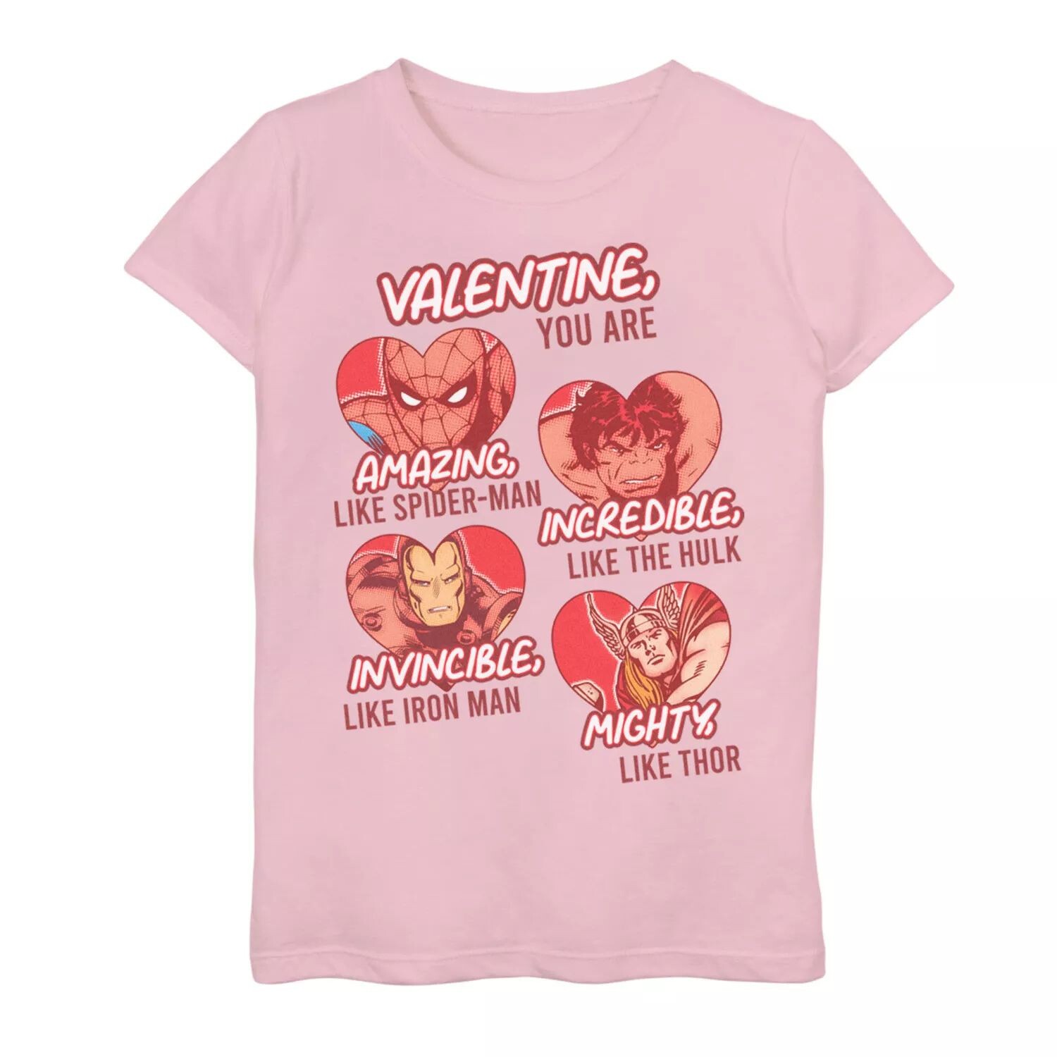 Футболка с рисунком Marvel Valentine You Are Marvel для девочек 7–16 лет Licensed Character
Футболка с рисунком Marvel Valentine You Are Marvel для девочек 7–16 лет Licensed Character
