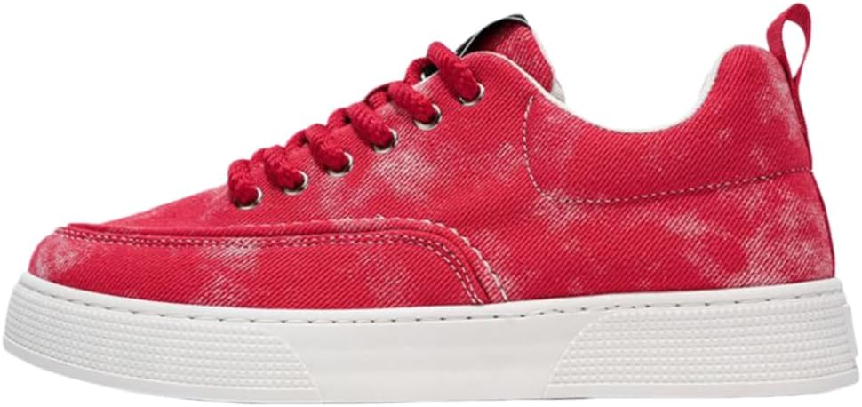 Повседневные балетки с принтом тай-дай, низкие кеды из парусины для мужчин, удобная посадка, обувь для скейтбординга Lexamen, красный
Повседневные балетки с принтом тай-дай, низкие кеды из парусины для мужчин, удобная посадка, обувь для скейтбординга Lexamen, красный