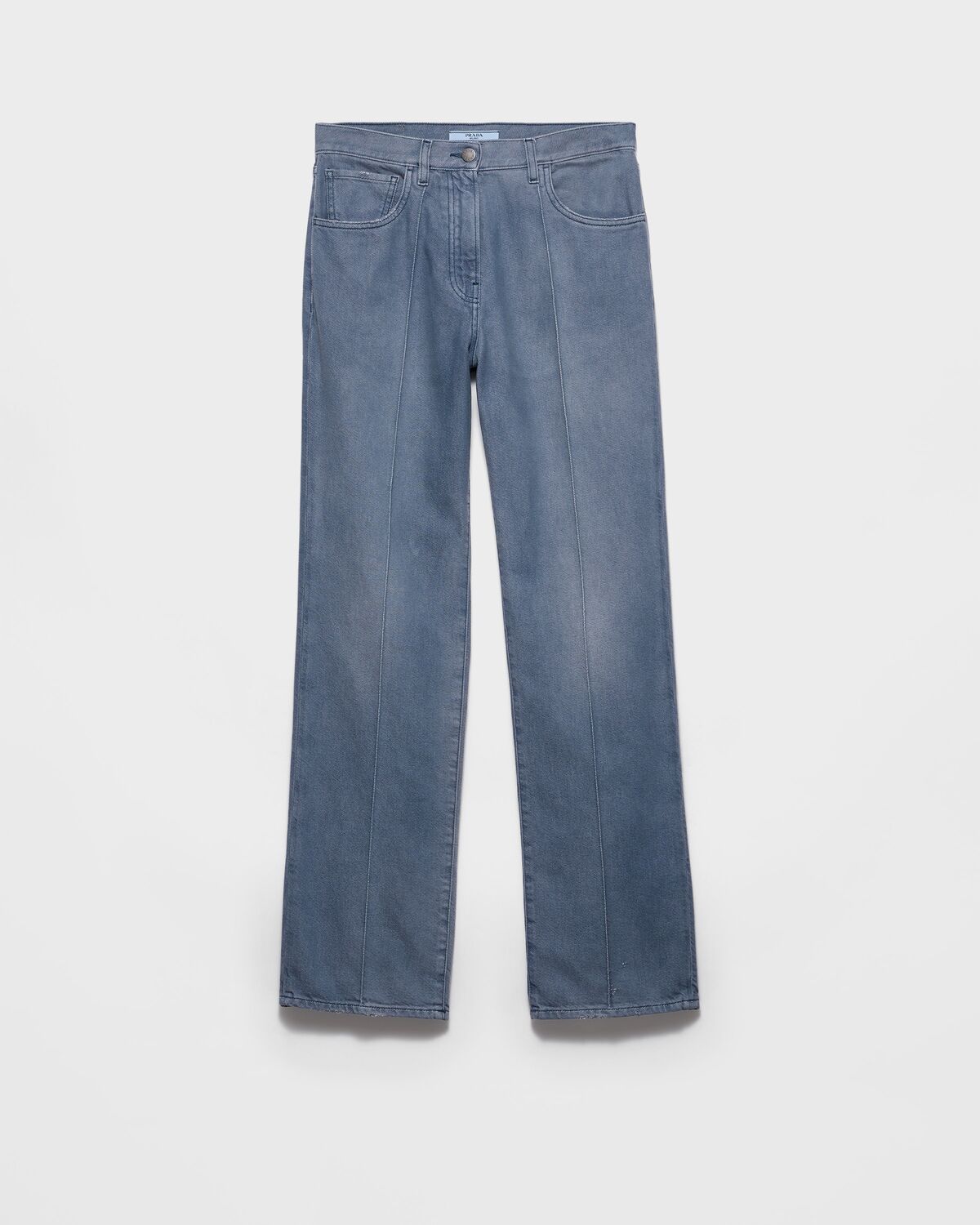 Джинсы из вареного денима Prada, деним
Джинсы из вареного денима Prada, деним