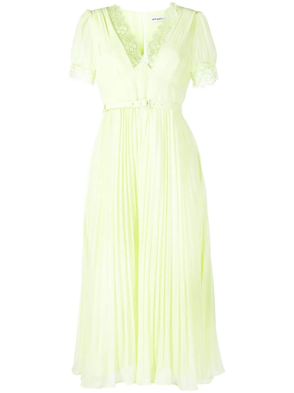 Платье миди с цветочным кружевом Self-Portrait, зеленый
Платье миди с цветочным кружевом Self-Portrait, зеленый