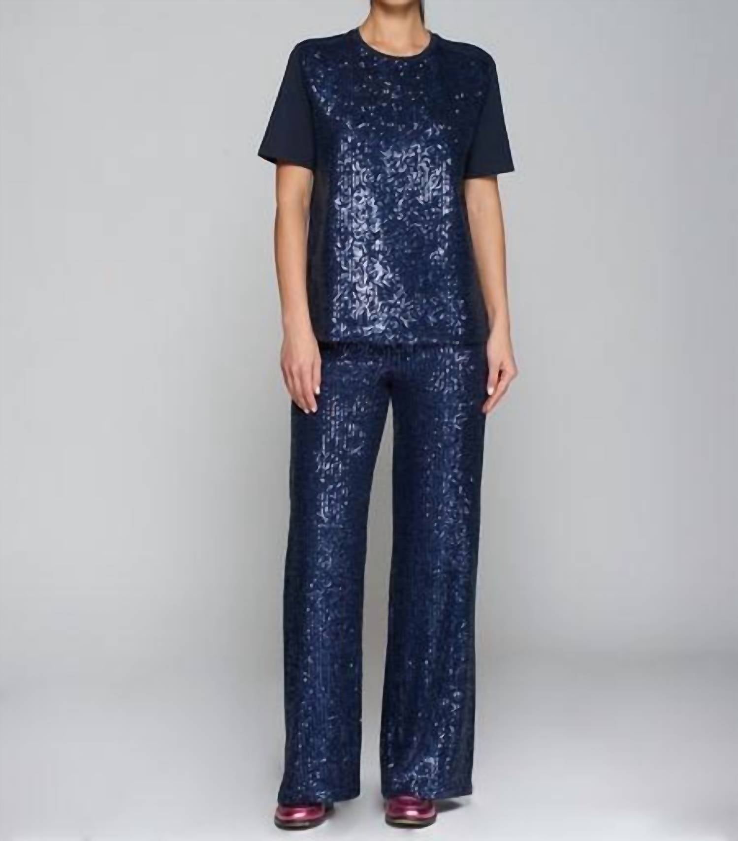 Брюки Venus темно-синего цвета Vilagallo
Брюки Venus темно-синего цвета Vilagallo