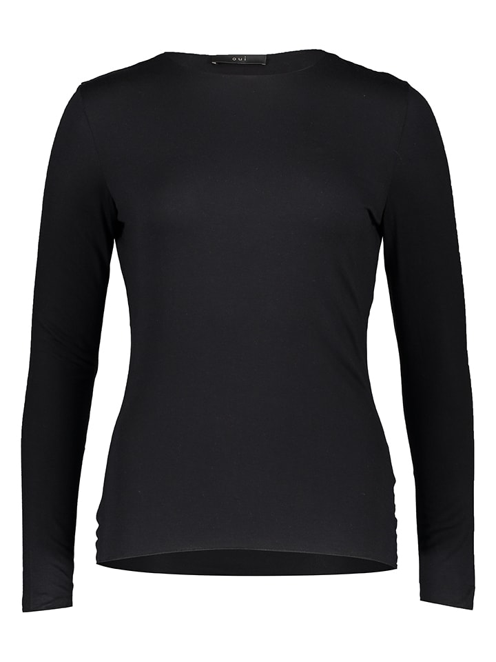 Oui Футболка с длинными рукавами черного цвета
Oui Футболка с длинными рукавами черного цвета