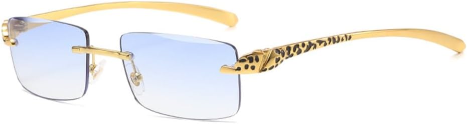 Солнцезащитные очки без оправы квадратной формы 2027 года для женщин и мужчин. Модные солнцезащитные очки с леопардовым принтом. Винтажные женские металлические очки MTZJH, Blue
Солнцезащитные очки без оправы квадратной формы 2027 года для женщин и мужчин. Модные солнцезащитные очки с леопардовым принтом. Винтажные женские металлические очки MTZJH, Blue