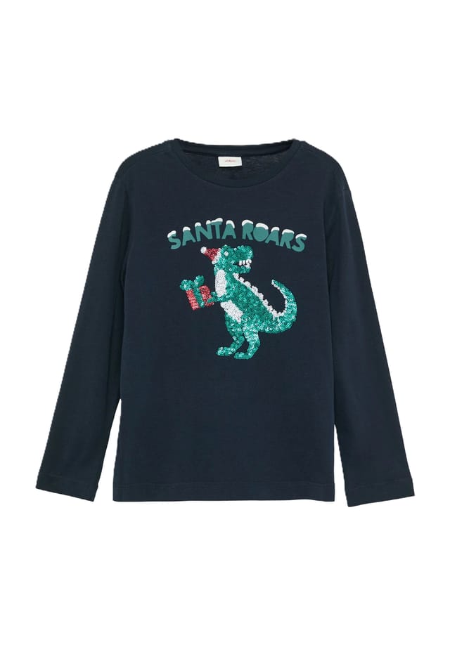 Детская хлопковая рубашка с длинными рукавами и пайетками S.Oliver, синий
Детская хлопковая рубашка с длинными рукавами и пайетками S.Oliver, синий