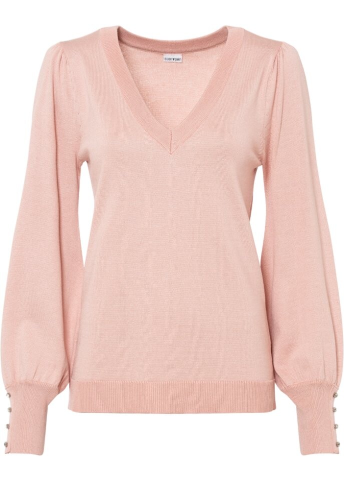 Свитер с декоративными пуговицами Bodyflirt, розовый
Свитер с декоративными пуговицами Bodyflirt, розовый