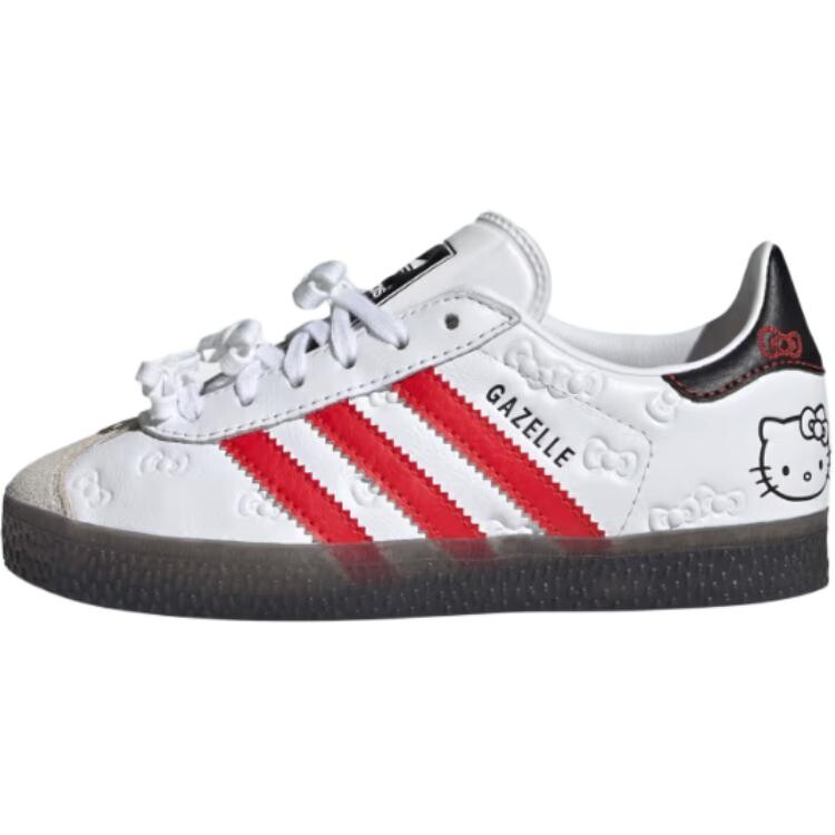 Детская обувь для скейтбординга Gazelle Kids Adidas Originals, белый/красный/черный
Детская обувь для скейтбординга Gazelle Kids Adidas Originals, белый/красный/черный