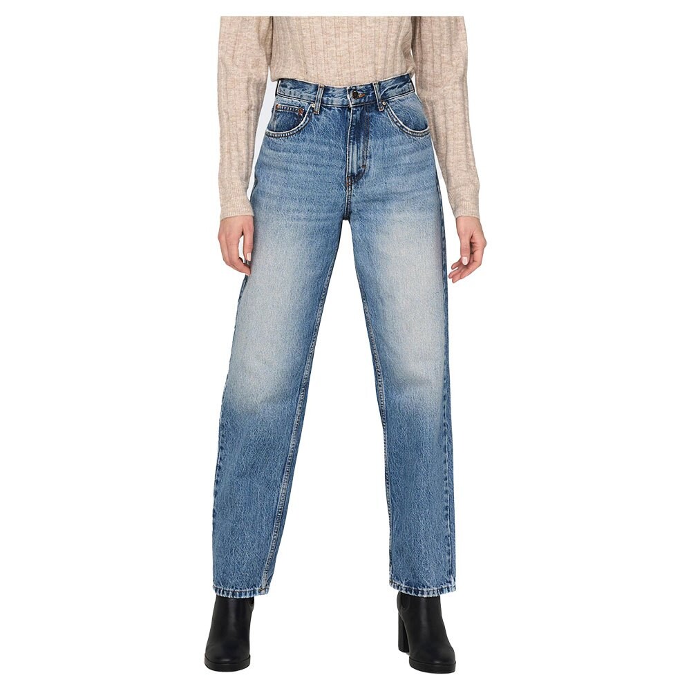 Джинсы Only Robyn Ex Straight Fit Dot536 High Waist, синий
Джинсы Only Robyn Ex Straight Fit Dot536 High Waist, синий