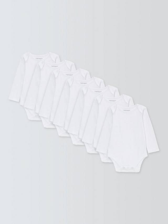 Повседневное детское хлопчатобумажное боди с длинным рукавом John Lewis, белый
Повседневное детское хлопчатобумажное боди с длинным рукавом John Lewis, белый