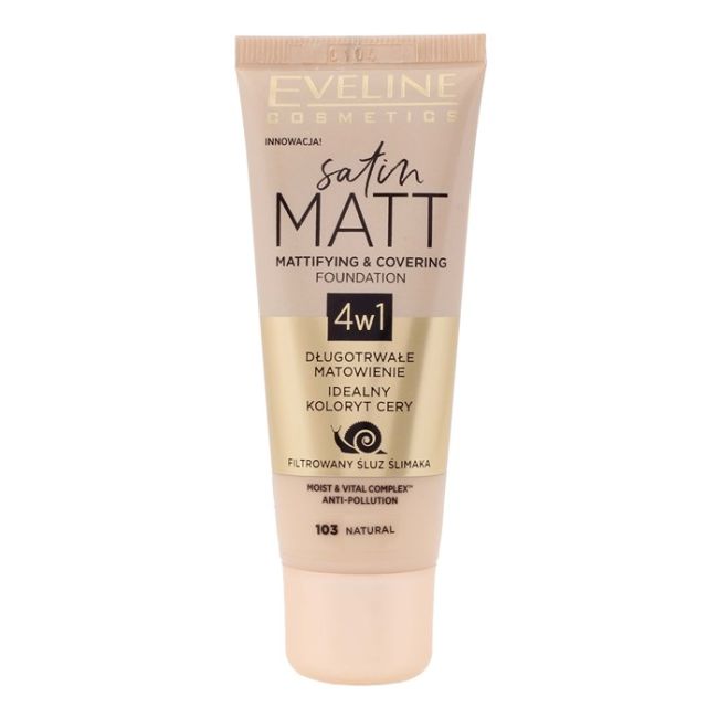 Сатиновая матовая основа 4 в 1 Eveline, цвет 103, 30 мл
Сатиновая матовая основа 4 в 1 Eveline, цвет 103, 30 мл
