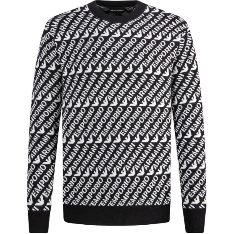 EMPORIO ARMANI Свитер мужской navy blue white
EMPORIO ARMANI Свитер мужской navy blue white