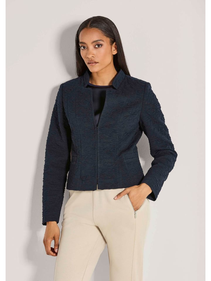 MADELEINE Современный деловой пиджак с леопардовым принтом темно-синего цвета
MADELEINE Современный деловой пиджак с леопардовым принтом темно-синего цвета