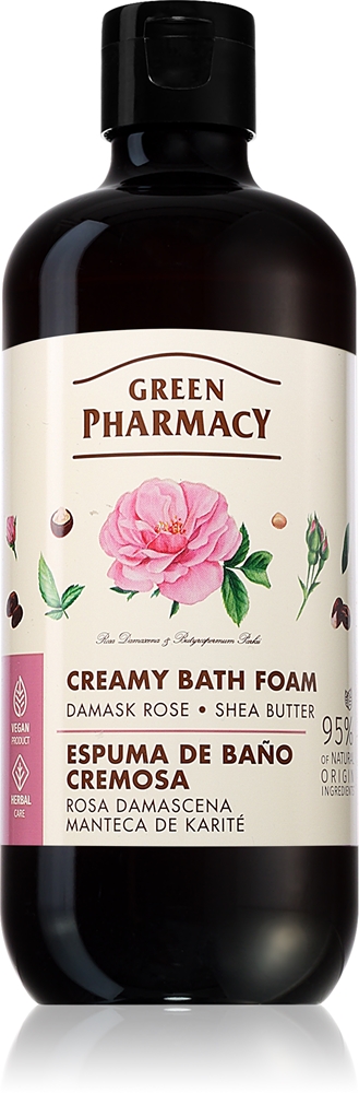 Пена для ванны с дамасской розой и маслом ши, кремовая консистенция, пена для ванны с маслом ши Green Pharmacy, 500 мл
Пена для ванны с дамасской розой и маслом ши, кремовая консистенция, пена для ванны с маслом ши Green Pharmacy, 500 мл