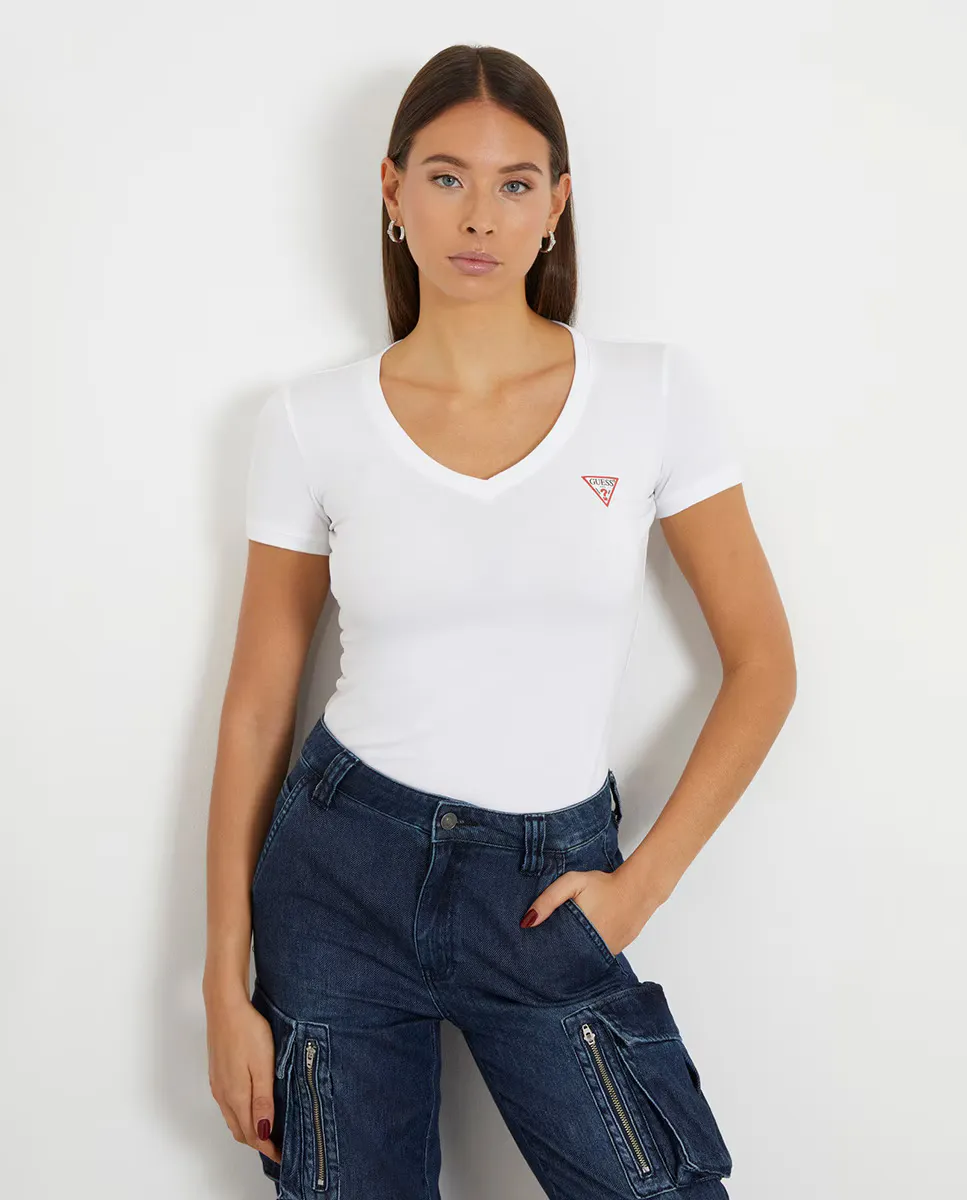 Женская базовая футболка Guess, белый
Женская базовая футболка Guess, белый