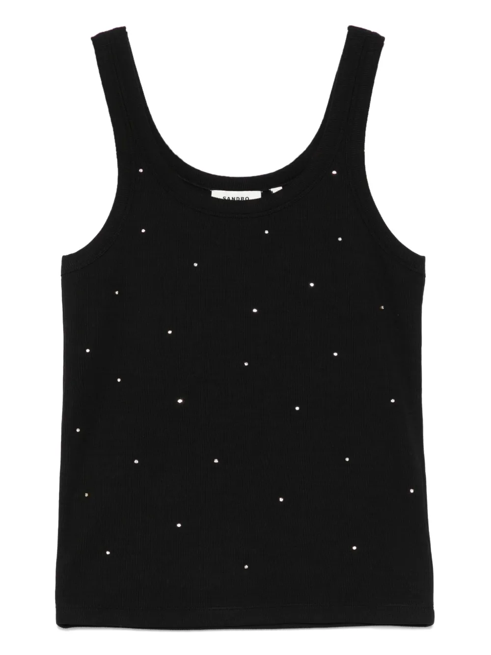 Топ со стразами SANDRO, черный
Топ со стразами SANDRO, черный