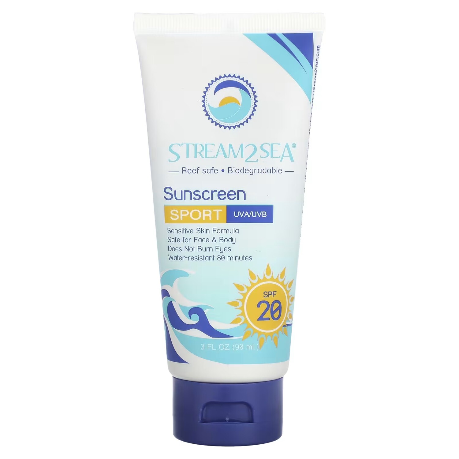 Солнцезащитный крем Stream2Sea Sunscreen Sport SPF 20, 90 мл
Солнцезащитный крем Stream2Sea Sunscreen Sport SPF 20, 90 мл