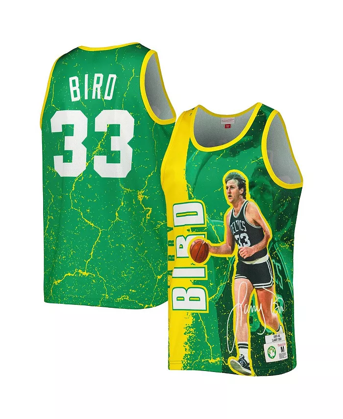 Мужская майка Boston Celtics 1985-86 Hardwood Classics с изображением Ларри Берда в цвете Kelly Green, модель Player Burst Tank Top Mitchell & Ness
Мужская майка Boston Celtics 1985-86 Hardwood Classics с изображением Ларри Берда в цвете Kelly Green, модель Player Burst Tank Top Mitchell & Ness