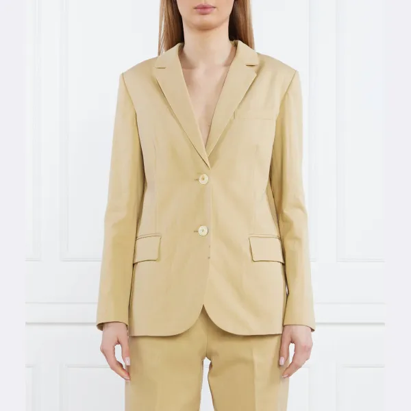 Элегантная куртка классического кроя с добавлением белья Twin-Set, коричневый
Элегантная куртка классического кроя с добавлением белья Twin-Set, коричневый