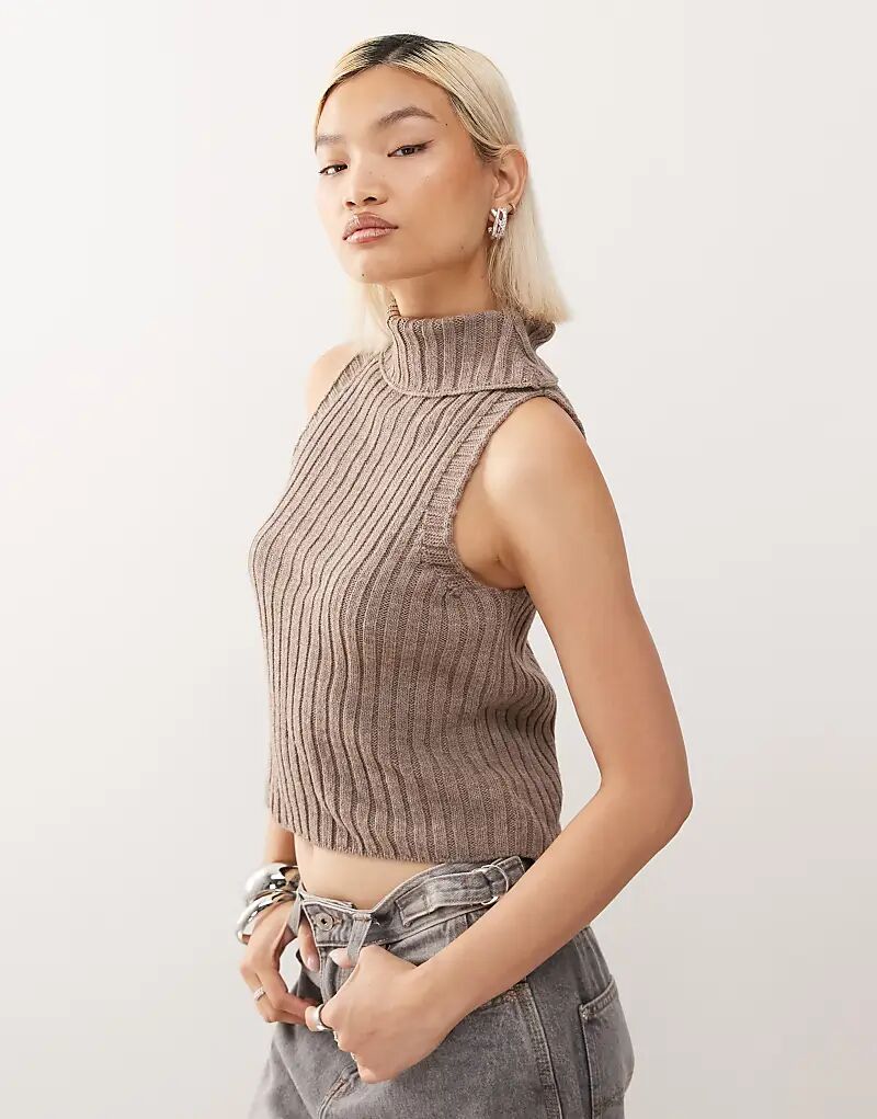 Водолазка COLLUSION в рубчик шоколадно-коричневого цвета
Водолазка COLLUSION в рубчик шоколадно-коричневого цвета