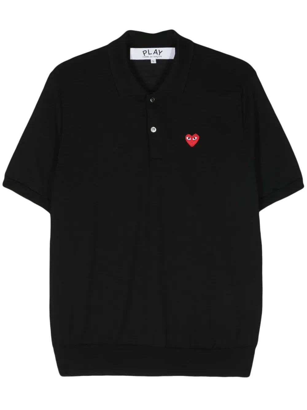 Шерстяная рубашка поло с нашивкой Comme Des Garçons Play, черный
Шерстяная рубашка поло с нашивкой Comme Des Garçons Play, черный