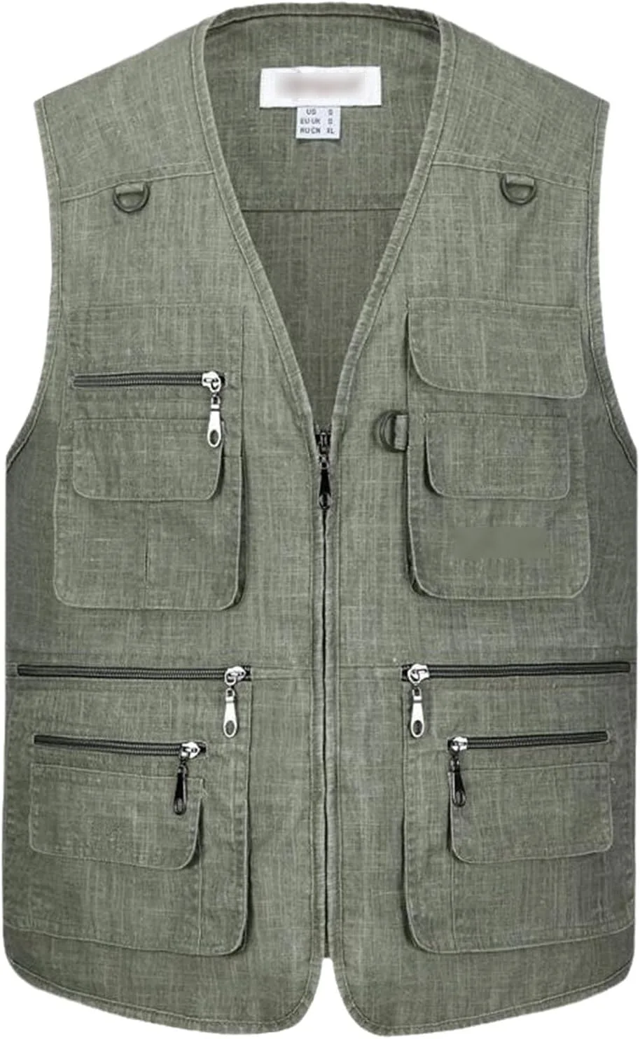 Мужская хлопковая толстовка Kelsiop с карманами и молнией
Мужская хлопковая толстовка Kelsiop с карманами и молнией