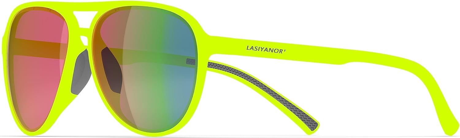 Легкие поляризованные солнцезащитные очки TAC в классическом винтажном ретро-стиле 70-х годов, оправа TR-90, для женщин и мужчин, защита от УФ-излучения UV 400 Lasiyanor, Transparent Green
Легкие поляризованные солнцезащитные очки TAC в классическом винтажном ретро-стиле 70-х годов, оправа TR-90, для женщин и мужчин, защита от УФ-излучения UV 400 Lasiyanor, Transparent Green