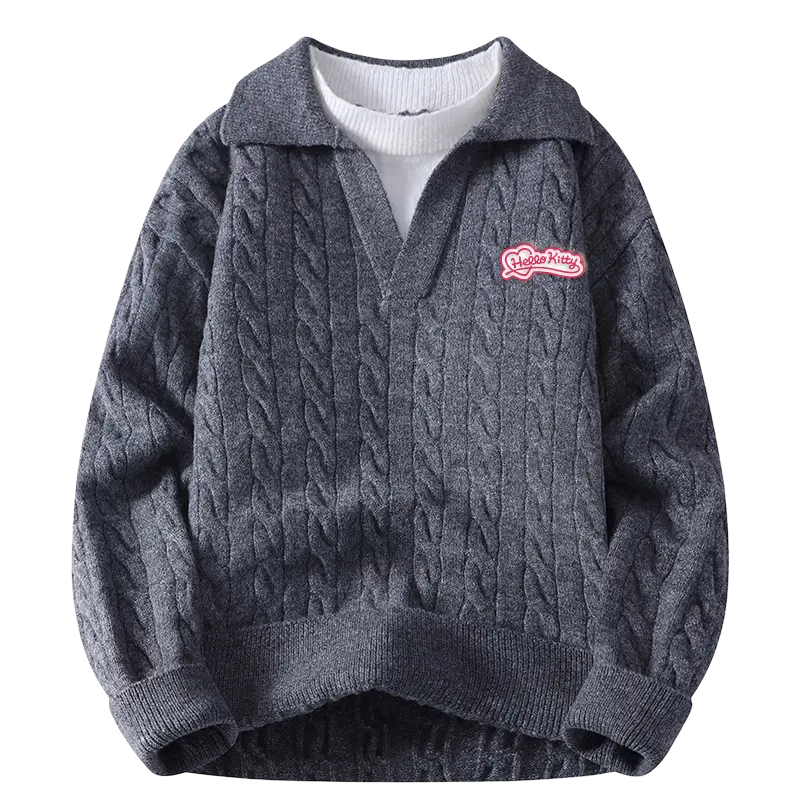 Hello Kitty Hello Kitty SS25 свитер Unisex Sanrio, темно-серый
Hello Kitty Hello Kitty SS25 свитер Unisex Sanrio, темно-серый