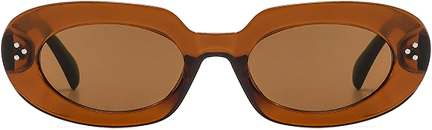 Солнцезащитные очки Bullabulling в стиле ретро овальной формы для женщин, винтажные, модные, стильные, популярные солнцезащитные очки для мужчин, Brown Tea
Солнцезащитные очки Bullabulling в стиле ретро овальной формы для женщин, винтажные, модные, стильные, популярные солнцезащитные очки для мужчин, Brown Tea