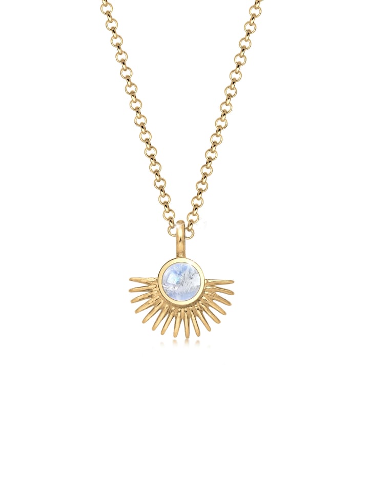 Elli Колье из серебра 925 пробы с изображением солнца и астрономических объектов в золотом исполнении
Elli Колье из серебра 925 пробы с изображением солнца и астрономических объектов в золотом исполнении