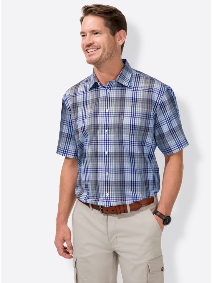 Рубашка с короткими рукавами в синюю клетку WITT WEIDEN
Рубашка с короткими рукавами в синюю клетку WITT WEIDEN