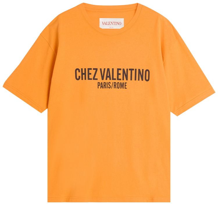 Футболка Valentino Chez Valentino Printed Crewneck T-Shirt 'Arancio', оранжевый
Футболка Valentino Chez Valentino Printed Crewneck T-Shirt 'Arancio', оранжевый