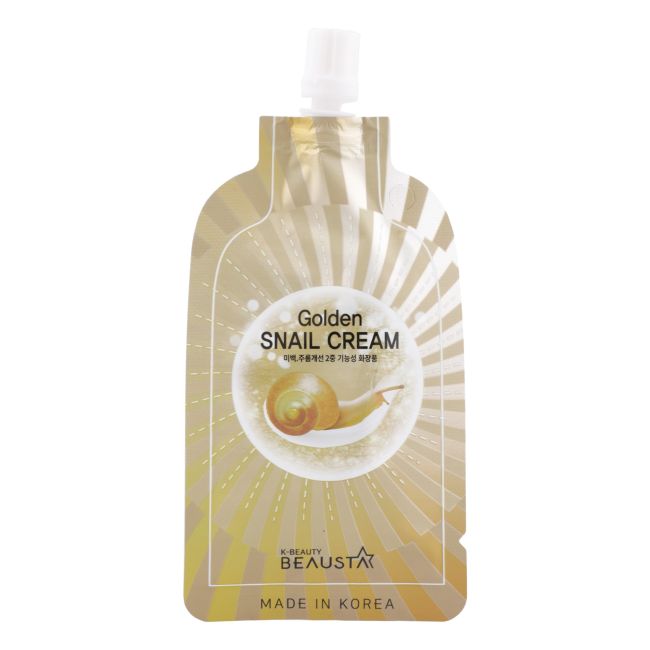 Крем для лица с экстрактом золотой улитки Beausta, 15 мл
Крем для лица с экстрактом золотой улитки Beausta, 15 мл