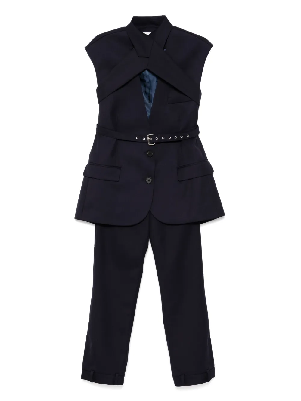 Деконструированные брюки Monse, синий 
Деконструированные брюки Monse, синий