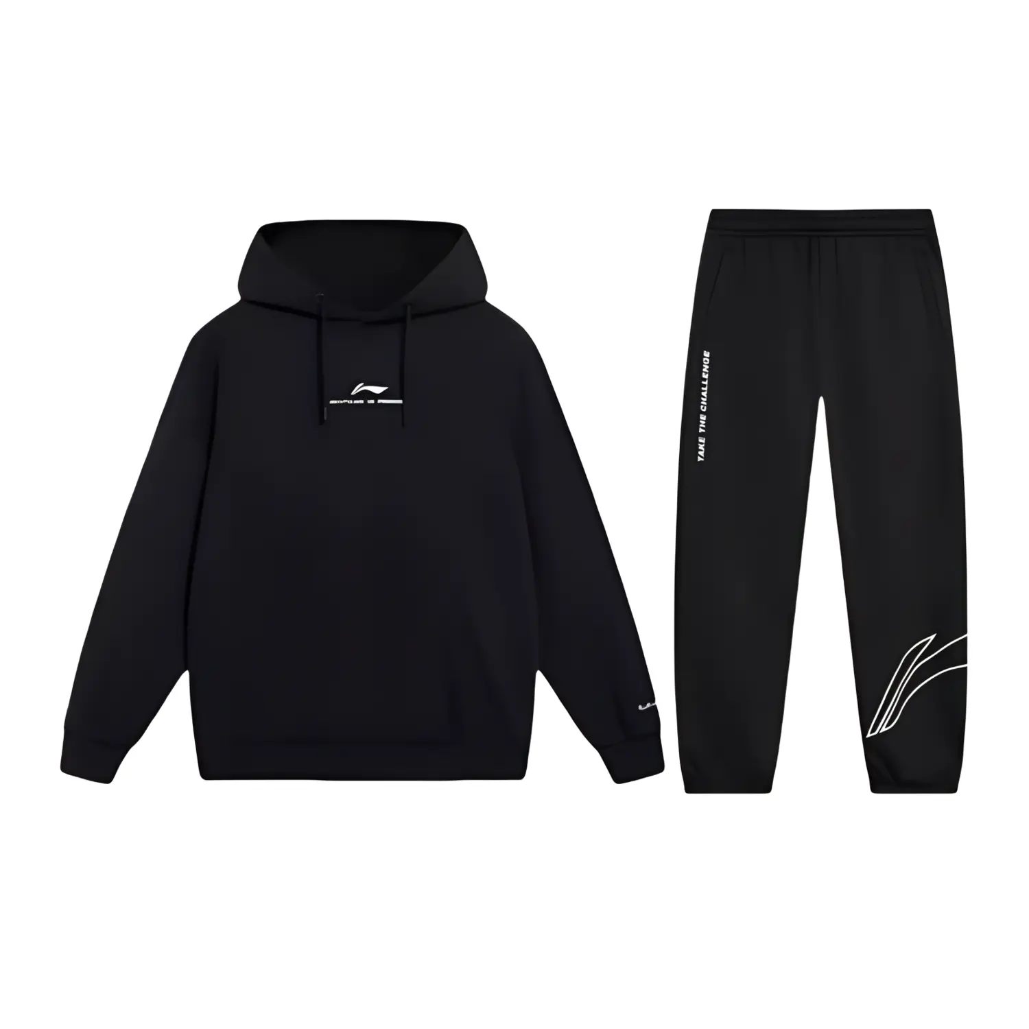 LINING Повседневная спортивная одежда унисекс черная
LINING Повседневная спортивная одежда унисекс черная