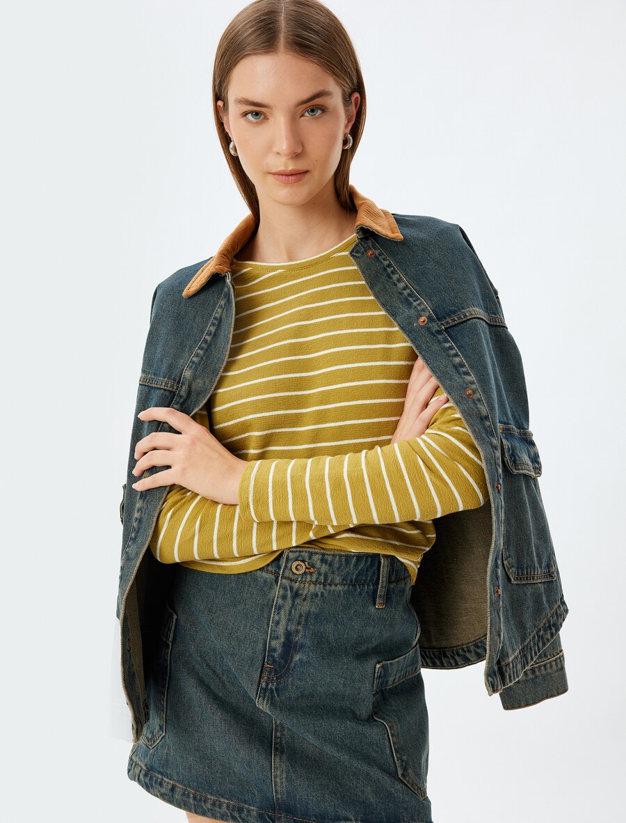 Лонгслив Koton Shirt, зеленый
Лонгслив Koton Shirt, зеленый