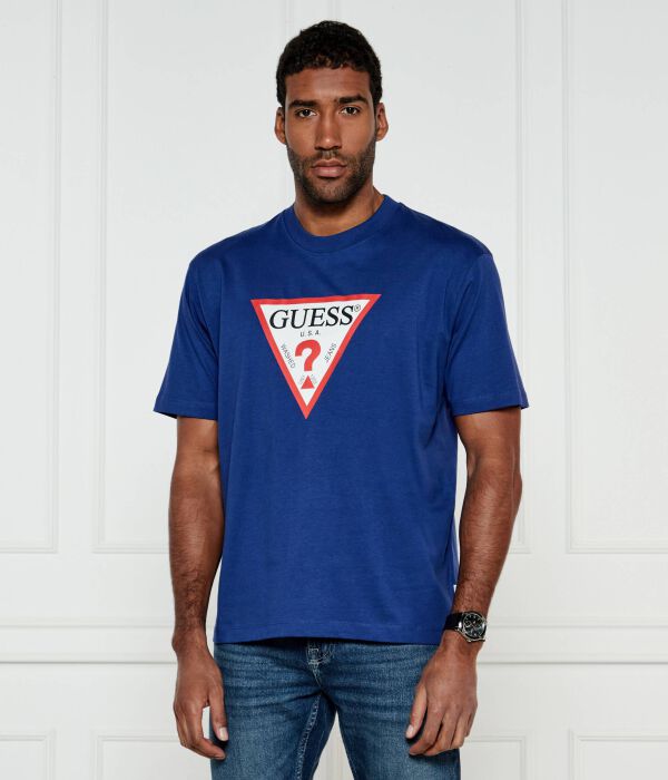 Футболка мужская Guess Jeans свободного кроя, синий
Футболка мужская Guess Jeans свободного кроя, синий