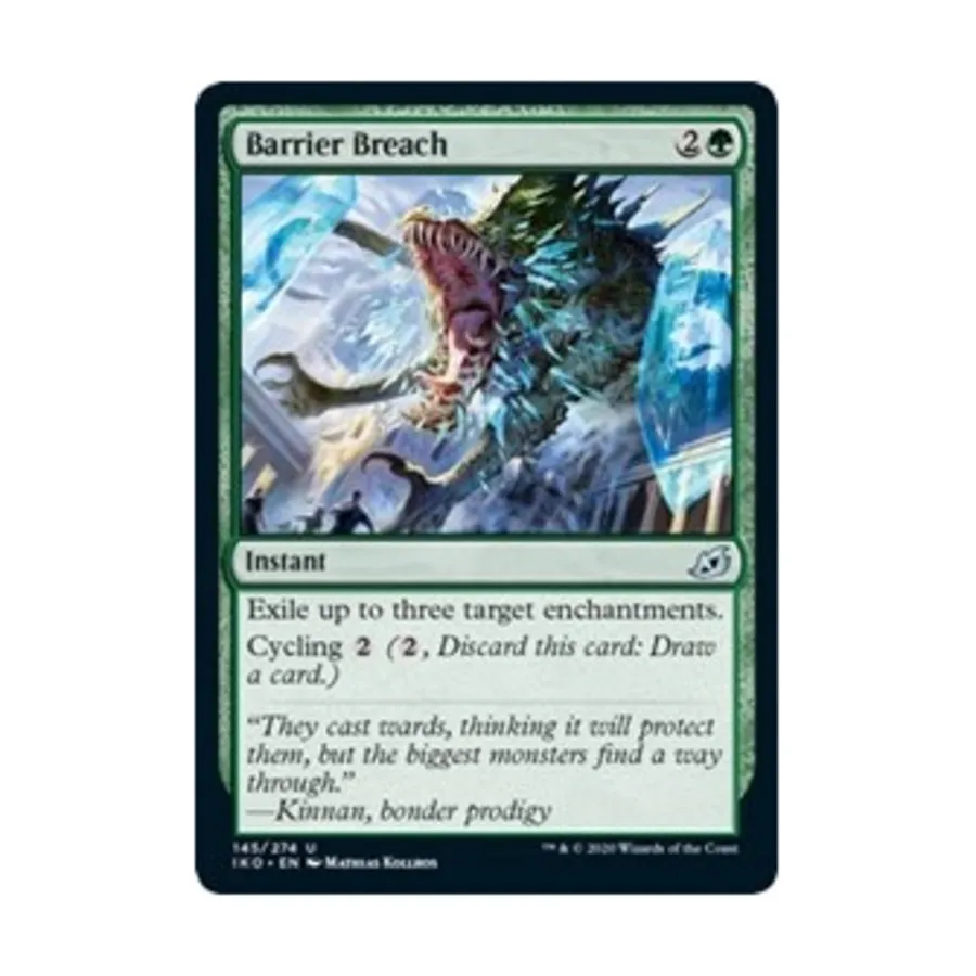CCG Прорыв барьера (U), MTG - Ikoria - Lair of Behemoths
CCG Прорыв барьера (U), MTG - Ikoria - Lair of Behemoths