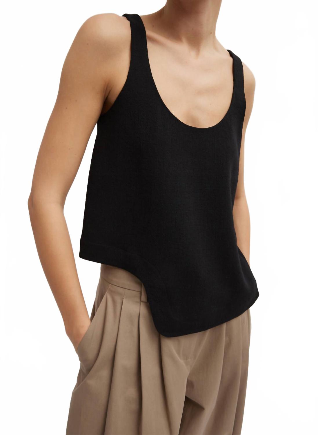 Майка-топ Melee Crepe черного цвета Tibi
Майка-топ Melee Crepe черного цвета Tibi