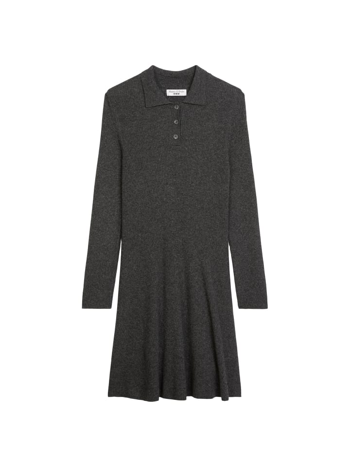 Marc O'Polo DENIM Вязаное платье-поло А-образного силуэта, антра-меланж
Marc O'Polo DENIM Вязаное платье-поло А-образного силуэта, антра-меланж