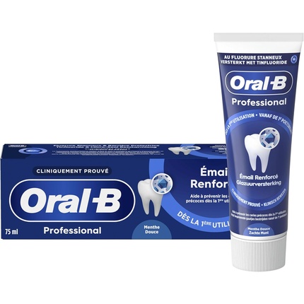 Профессиональная зубная паста Strong Enamel со вкусом мяты и эвкалипта Oral-B
Профессиональная зубная паста Strong Enamel со вкусом мяты и эвкалипта Oral-B